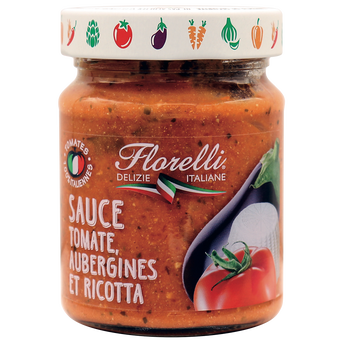 Image de Sauce tomate aubergine ricotta FLORELLI