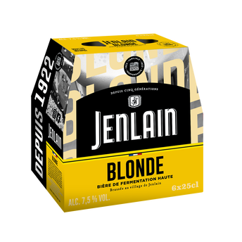 Image de Bière blonde JENLAIN, 7,5° pack de