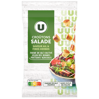 Image de U
Croûtons salade ail et fines herbes