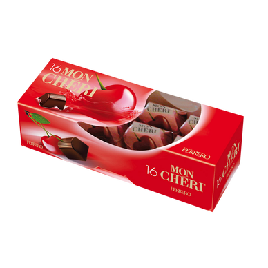 Boîte Chocolats 16 bouchées MON CHERI - 168g - Super U, Hyper U, U