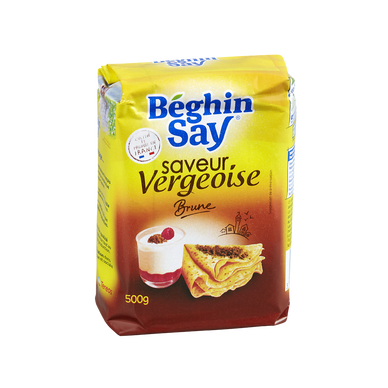 Vergeoise Brune (Cassonade Belge) - Sachet de 500 g - Artgato