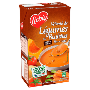 Image de Velouté de légumes et boulettes porc & boeuf LIEBIG 1