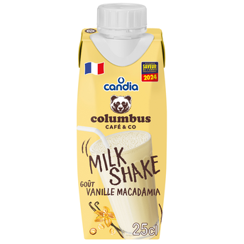 Image de Milkshake vanille noix macadamia stérilisé UHT CANDIA
