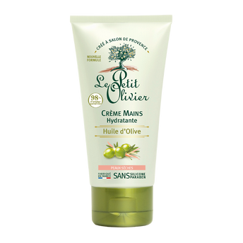 Image de Crème hydratante pour les mains à l'huile d'olive pour les peauxsèches LE PETIT OLIVIER, tube de