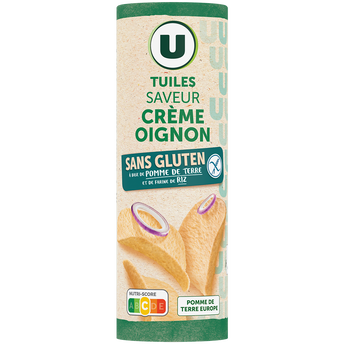 Image de U SANS GLUTEN
Tuiles saveur crème oignon sans gluten, tubo