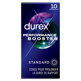 Image de Préservatifs performance booster DUREX, boîte de