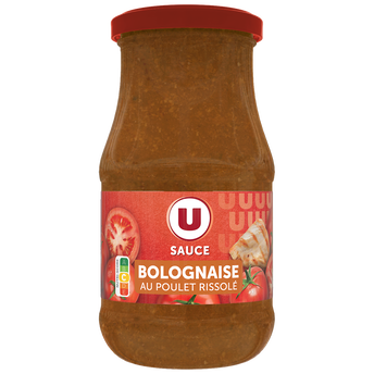Image de U
Sauce bolognaise au poulet rissolé  pot de