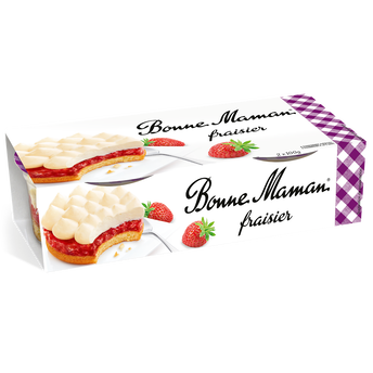 Image de Dessert Fraisier BONNE MAMAN - 2 pots de