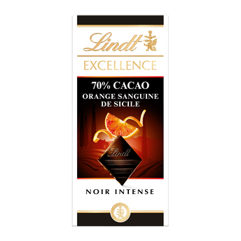 Image de Excellence noir orange sanguine 70% LINDT