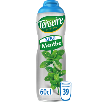 Image de Boisson concentrée à diluer Menthe verte Zéro sucres TEISSEIRE