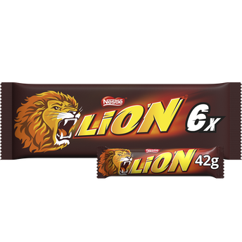 Image de Barres de chocolat au lait LION - 6 barres de