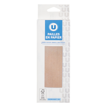 Image de U
Paille en papier kraft