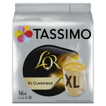 Image de Café dosettes TASSIMO L'OR XL Classique - Compatible TASSIMO