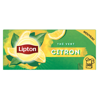 Image de Thé vert citron Asie LIPTON sachets x30