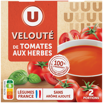 Image de U
Soupe Velouté de tomates brique