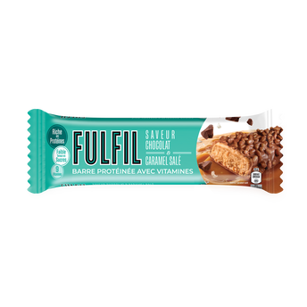 Image de Barre protéinée avec vitamines chocolat & caramel salé FULFIL