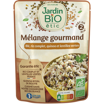 Image de Céréales et lentilles bio JARDIN BIO sachet