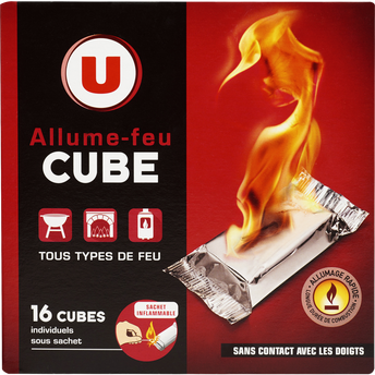 Image de U
Allume-feu en cube dans sachet individuel