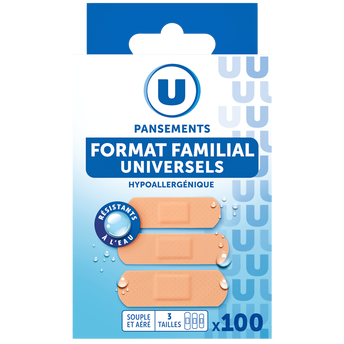 Image de U
Pansements universels résistants à l'eau