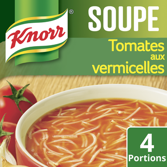 Image de Soupe à la tomates et aux vermicelles KNORR, sachet de