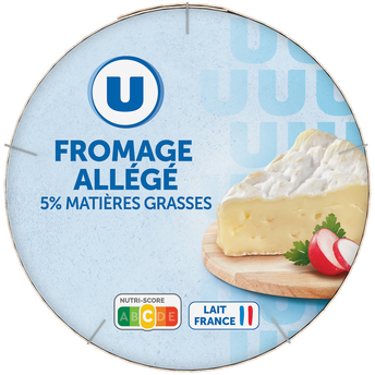 Image de U
Fromage léger au lait pasteurisé  5%MG