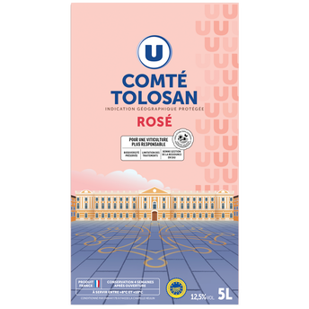 Image de U
Vin rosé IGP, Comte Tolosan, - - Fontaine à vin