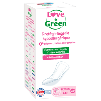 Image de Protège slips hypoallergéniques LOVE&GREEN