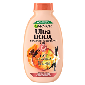 Image de Shampooing ultra doux vanille papaye GARNIER