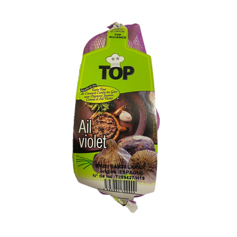 Image de Ail violet 3 têtes, calibre 60/80, France, filet