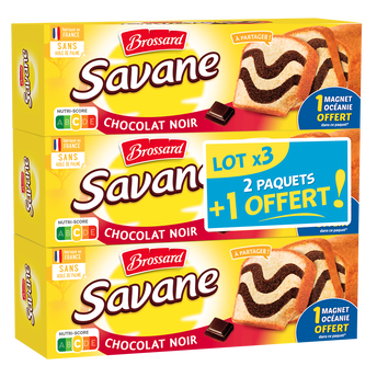 Image de Gâteau chocolat noir SAVANE BROSSARD, 310g