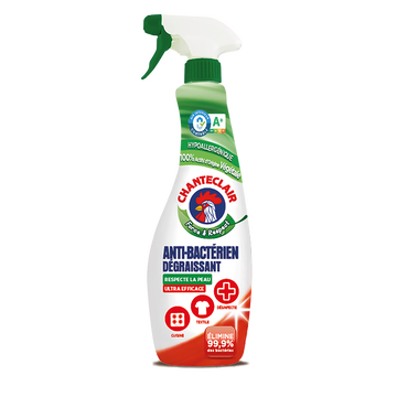 Chanteclair Spray Dégraissant Anti-bacterien Chanteclair, Flacon De 625ml