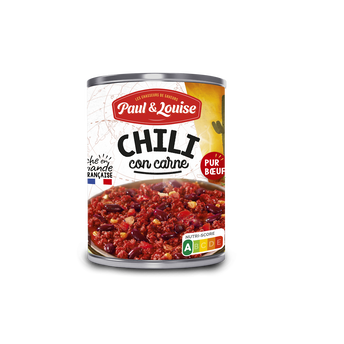 Image de Chili corn carne PAUL & LOUISE boite 1/2