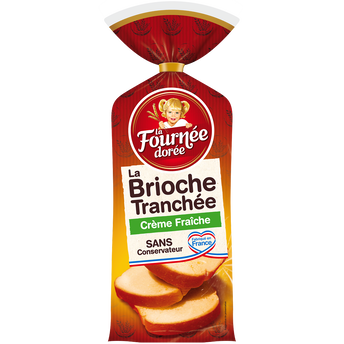 Image de Brioche tranchée à la crème fraîche LA FOURNÉE DORÉE