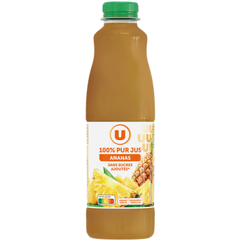 Image de U
Pur jus d'ananas  bouteille en plastique de