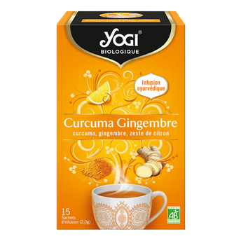 Image de YOGI - Infusion Curcuma Gingembre - x15
