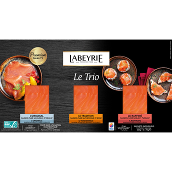 Image de Trio de saumon fumé LABEYRIE