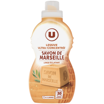 Image de U
Lessive liquide - Savon de Marseille - 30 lavages - 0.96