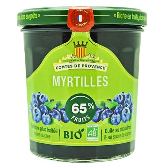 Image de Confiture de myrtille bio LES COMTES DE PROVENCE