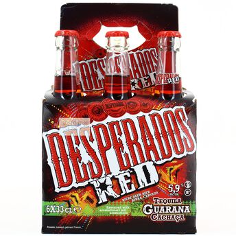 Image de Bière aromatisée Desperados red 5,9° basket pack