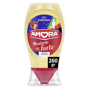 Image de Moutarde forte AMORA, flacon souple de