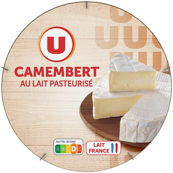 Image de U
Camembert pasteurisé 21%mg
