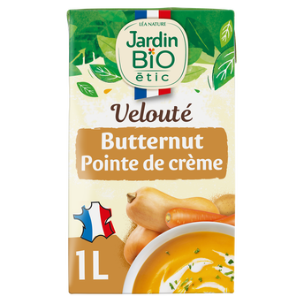Image de Velouté butternut pointe de crème bio JARDIN BIO brique