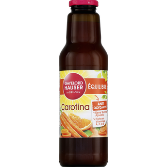 Image de Jus carottes et oranges carotina GAYELORD HAUSER