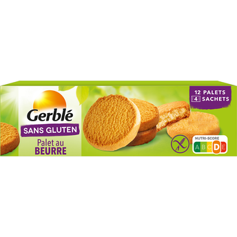 Image de Biscuits Sablés Beurre Sans Gluten GERBLE  -  160
