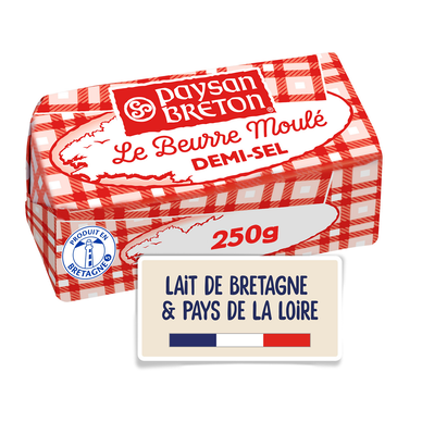 Paysan Breton Beurre demi-sel - La plaquette de 250g 