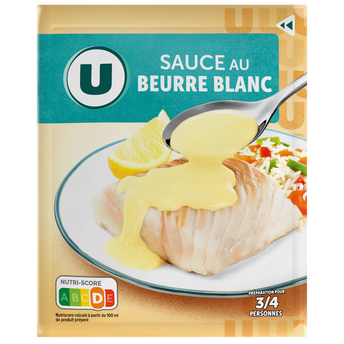Image de U
Sauce déshydratée au beurre blanc  sachet de