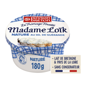 Image de Fromage à tartiner Nature fouetté MADAME LOIK