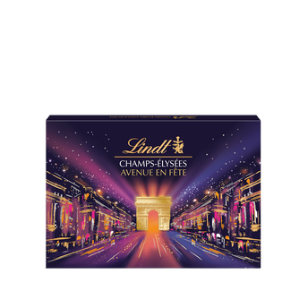 Image de Assortiment Confiserie Chocolat LINDT Champs-Elysées avenue en fête boite