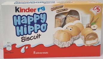 Image de Biscuit happy hippo noisettes KINDER t5