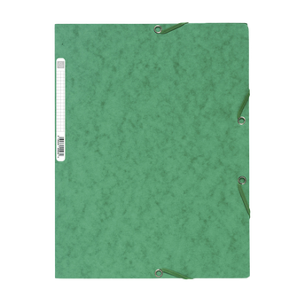 Image de Chemise à élastique 3 rabats EXACOMPTA, 24x32 cm, carton, vert